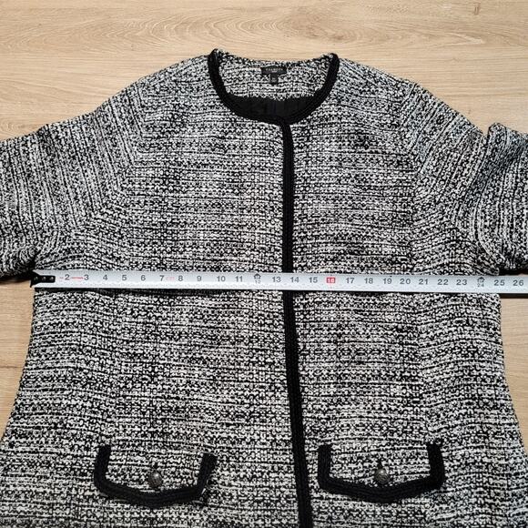 Talbots Black and White Tweed Jacket - Picture 10 of 10
